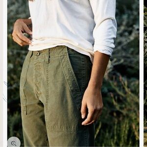 Imogen + Willie Blake Military Trouser in Olive, Women’s Small